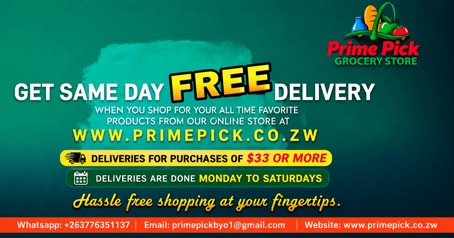 PrimePick Groceries promo